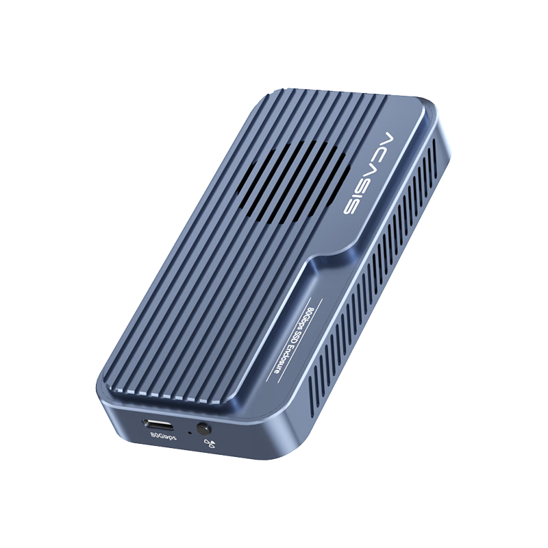 Acasis 80Gbps Hard Drive Enclosure Compatible with Thunderbolt 5/4 USB4 M.2 NVMe Portable Hard Drive Enclosure Suitable for Mac Mini M4 Computer SSD Expansion TB501Pro