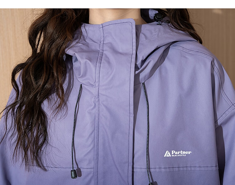 TonLion 2026 Autumn And Winter Women's Niche Fashion Outdoor Sports-Inspired Hooded Gradient Jacket with Design Elements 11