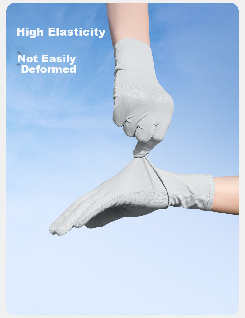 UV100 Sun Protection Gloves for Women, Spring And Summer UV Protection Thin Breathable Driving Cycling Anti-Slip Touchscreen Gloves 22503 Bubble Pink 4
