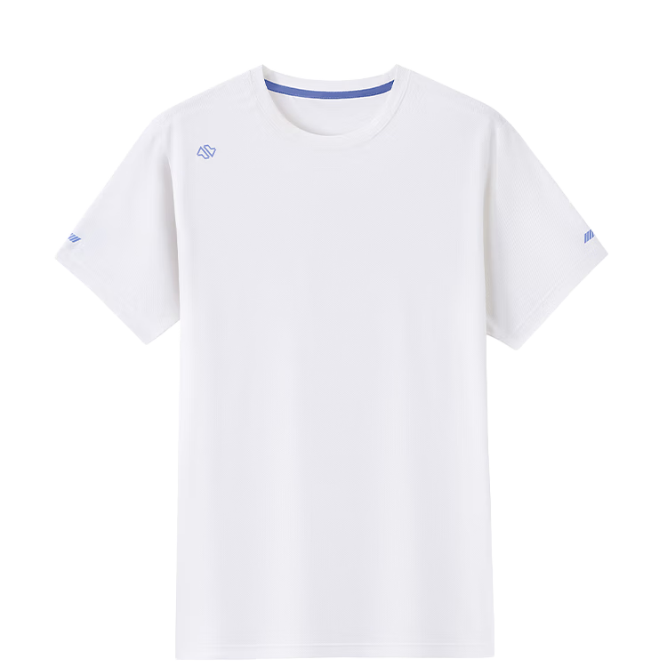 JD Jingzao Men's Summer Running Fitness Quick-Dry Outdoor Sports Short Sleeve Breathable Level 2 Quick-Dry T-Shirt White 2XL