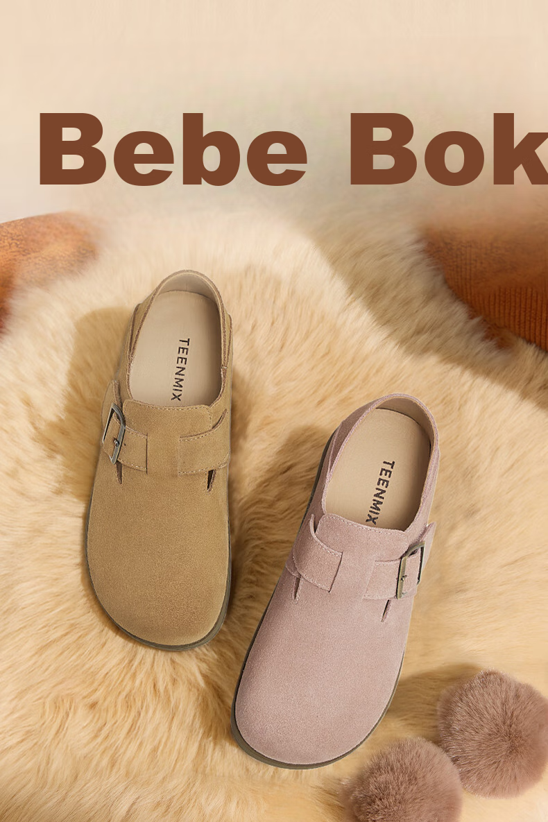 TEENMIX Women's Birkenstock Style Fleece Lined Warm Fur Shoes Autumn Winter Commuter Snow Boots 2