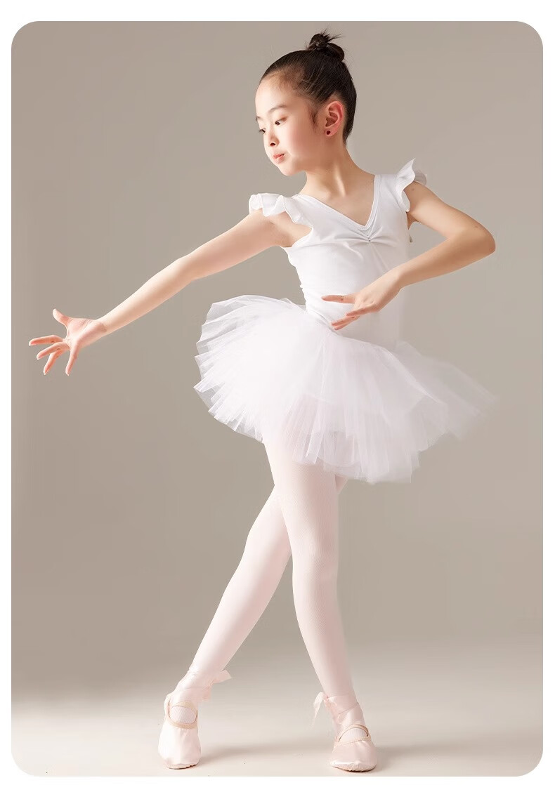 Bingxuemumian Children's Dance Tights, Thin Spring And Summer Style, Non-Slip Pantyhose, White Stockings, Anti-Snagging, for Girls' Dancing Socks 17