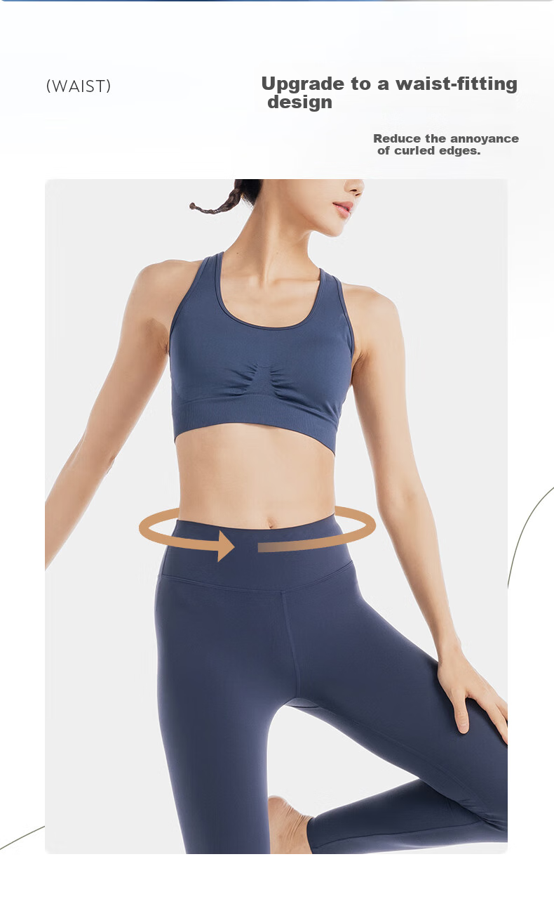 DECATHLON Women's Cloud-Feel Yoga Leggings, High-Waisted, Butt-Lifting, Quick-Dry, Base Layer Fitness Pants, Autumn And Winter, Khaki Gray, 5115836 5