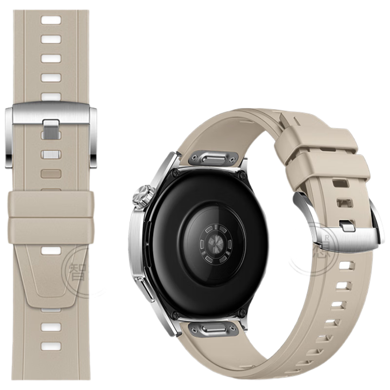 XUANDAI Compatible with Huawei Watch GT6 Strap, Suitable for Watch5/4/3/gt5/gt4/3/2/Pro/Honor Magic2/OPPO Watch4Pro/X, Push-Button Silicone Band, 46MM