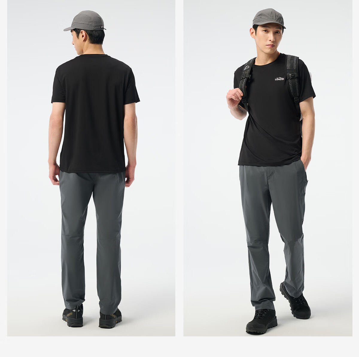 TOREAD Quick-Dry T-Shirt for Men, Spring And Summer Outdoor Sports Elastic Functional Sweat-Wicking Breathable Short-Sleeve T-Shirt TAJJCN81834 13