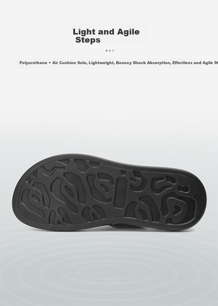 Goldlion Men's Sandals, Lightweight Business Casual Shoes, Comfortable And Durable Beach Shoes, G596320230AAF, Black, Size 41 6