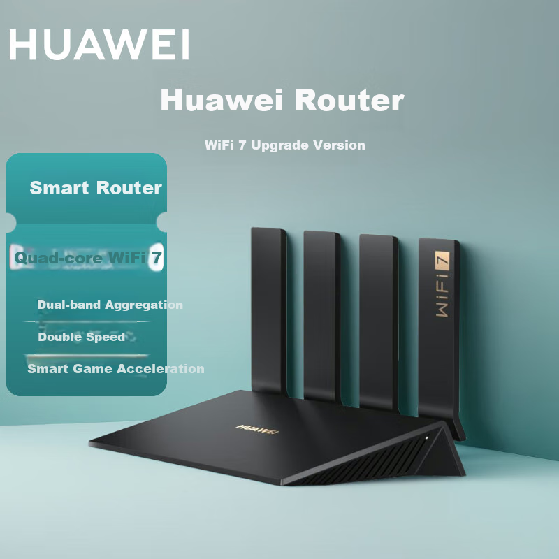 Huawei Router WiFi 7 Upgraded Version, Quad-Core Wireless Router, Gigabit Wall-Penetrating King, Signal Enhancement, Smart Home Gaming Acceleration, Children's Internet Management