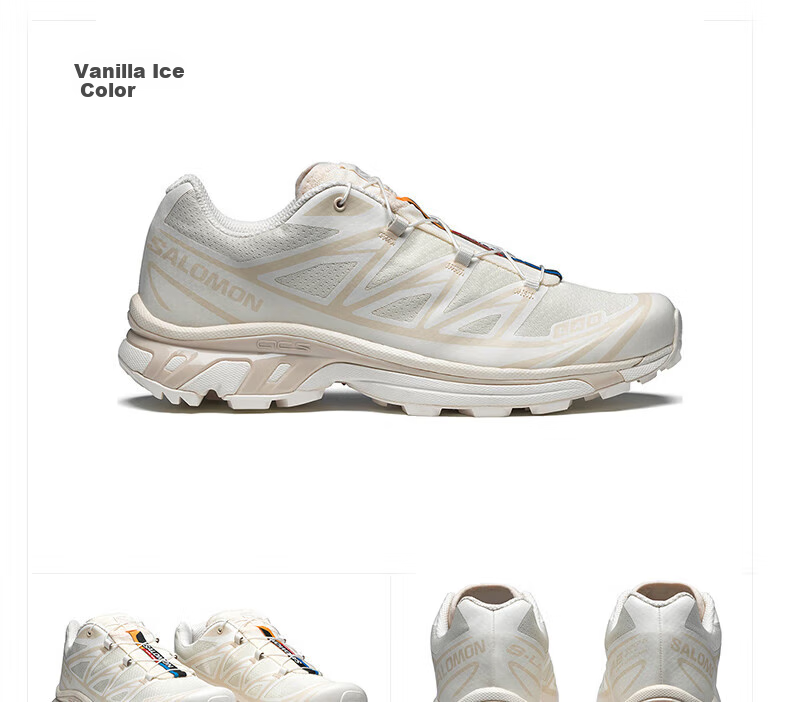Salomon XT-6 Unisex Outdoor Hiking Trail Running Low-Cut Shoes 412529 L41252900 Size 42.5 11