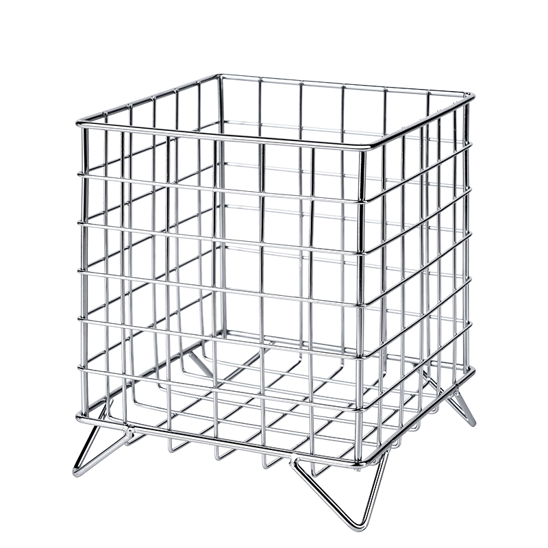 Deli Metal Iron Storage Basket, Desktop Organizer, Snack Holder, Kitchen Storage Rack, Bathroom Cosmetics Drainer