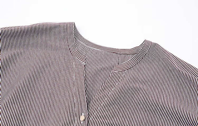 Demana 100% Cotton Summer Casual V-Neck Pleated Ruffle Sleeve Loose Fit Shirt for Women 10