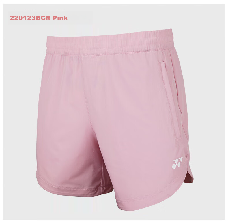 YONEX Badminton Shorts, Comfortable Quick-Dry Sweat-Wicking Breathable Sports Shorts for Women, 220123BCR, Pink, Size L 6