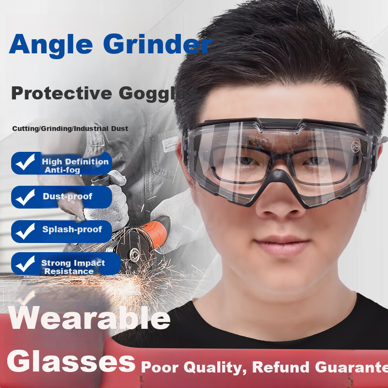 Dust-proof goggles, eye protection, anti-dust, non-fogging, industrial-grade, labor protection, splash-proof, windproof, sand-proof, waterproof, impact-resistant, for me 1