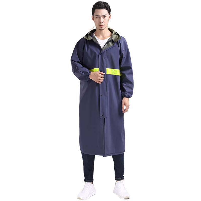 Gongtai Thick Adult One-Piece Raincoat, Cycling And Food Delivery Rain Protection, Long Full-Body Rain Poncho, One Size Fits All