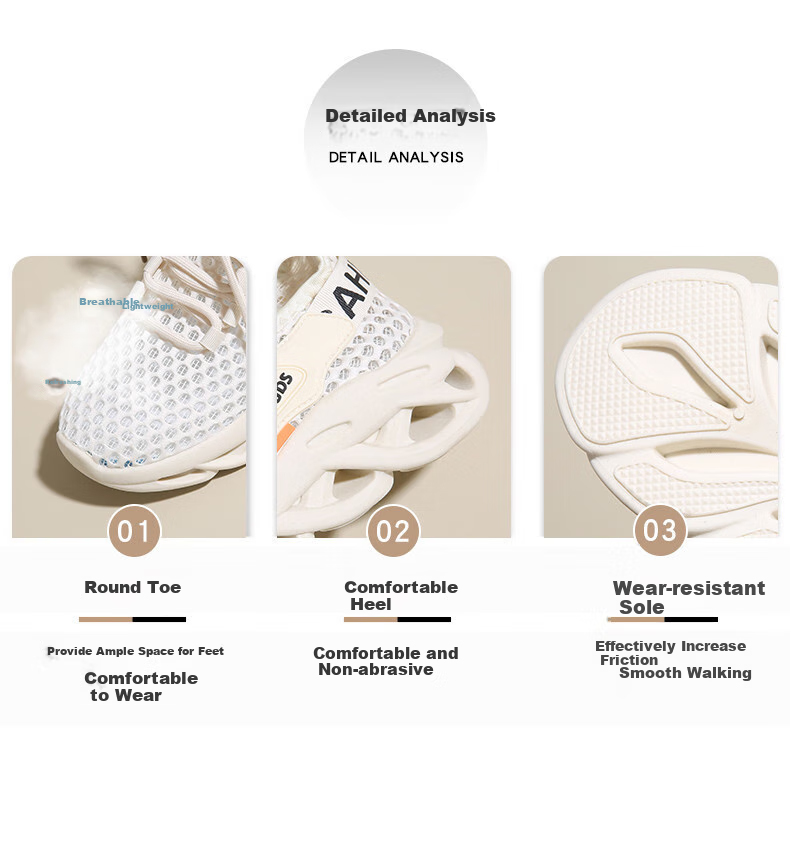 CARTELO Women's Shoes, Flyknit Dad Shoes, Summer Breathable Hollow Large Mesh Casual Shoes for Women, 1582 Beige, Size 38 4