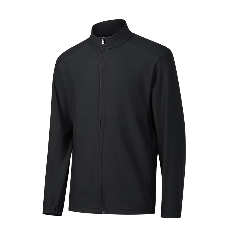 JD Original Pressure-Resistant Administrative Jacket, Men's Spring And Autumn Windbreaker Jacket, Stand-Up Collar Casual Menswear, Navy Blue XXL