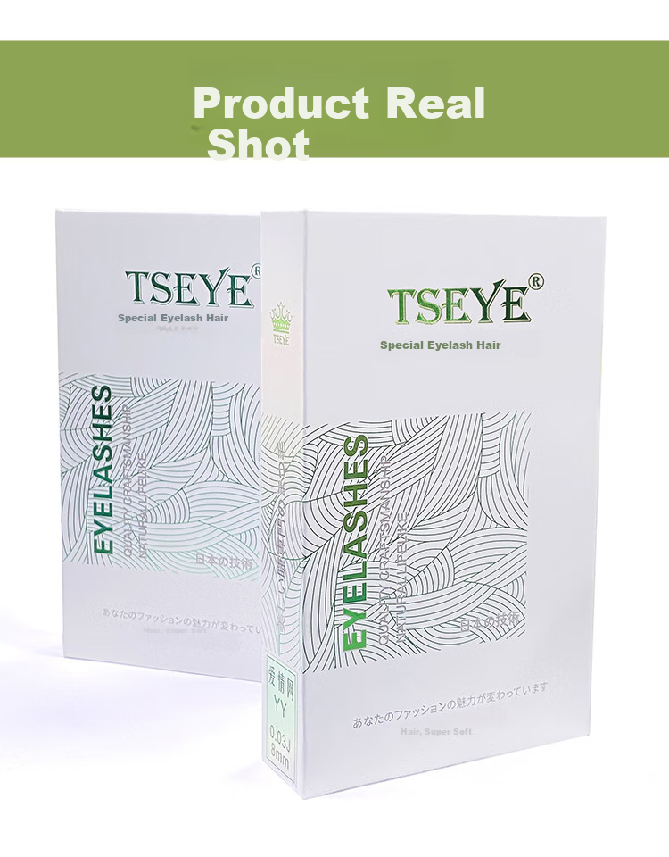 Tseye Natural Baby-Like Curved Self-Grafted Eyelashes, Professional False Lash Store Special, Single Flat Lash Official Versio 7
