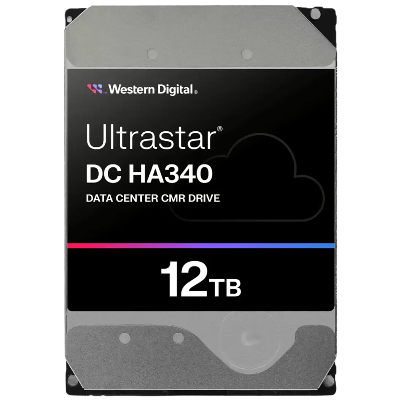 Western Digital (WD) 12TB Enterprise-Grade Mechanical Hard Drive DC HA340 SATA 7200 RPM 512MB CMR Vertical Server Hard Drive 3.5-Inch WUS721212BLE6L4