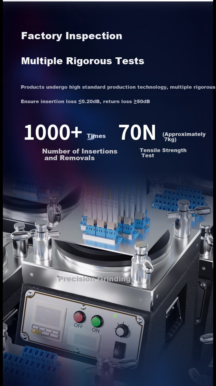 HAILE Telecom-Grade Single-Mode 10 Gigabit Fiber Optic Patch Cable, Single-Mode Single-Core Φ3.0 (LC-SC, 9/125) 1 Meter Fiber Optic Pigtail HJ-1LC 6