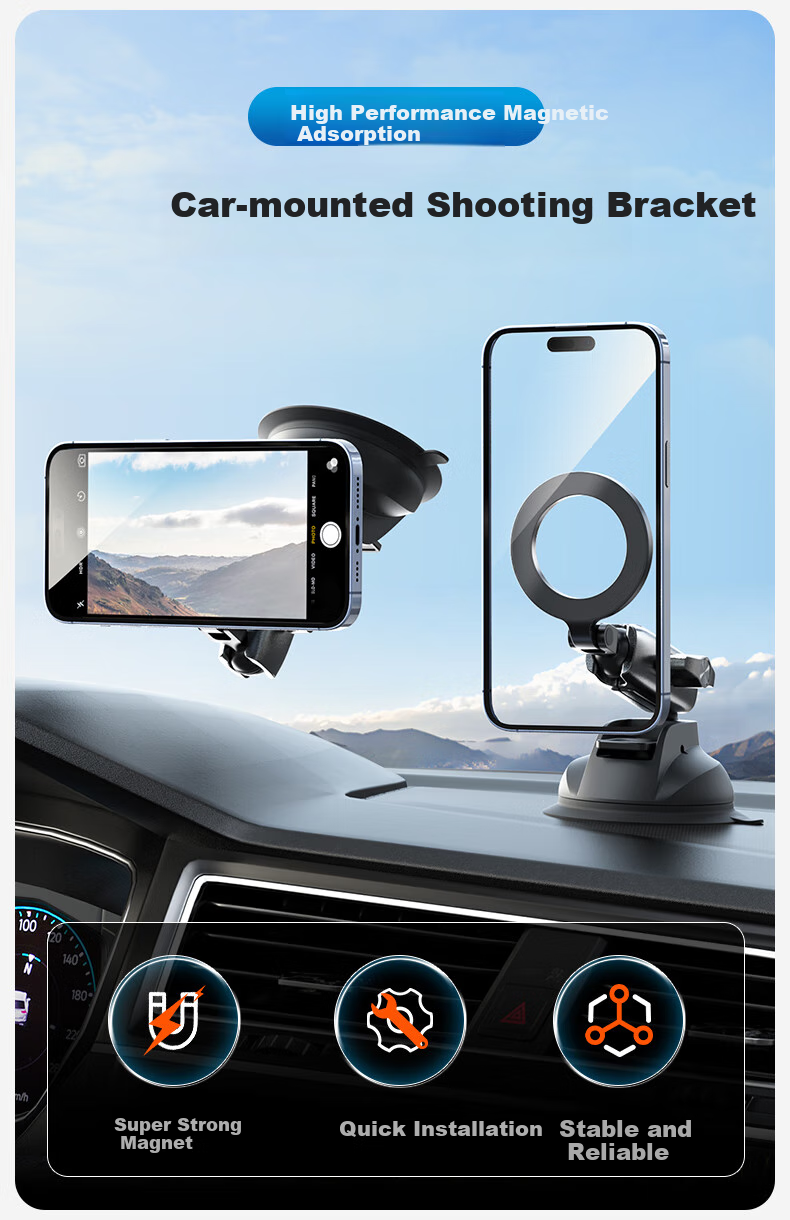 TELESIN (Taixin) MagSafe Magnetic Suction Cup Phone Holder, Car Phone Mount 1