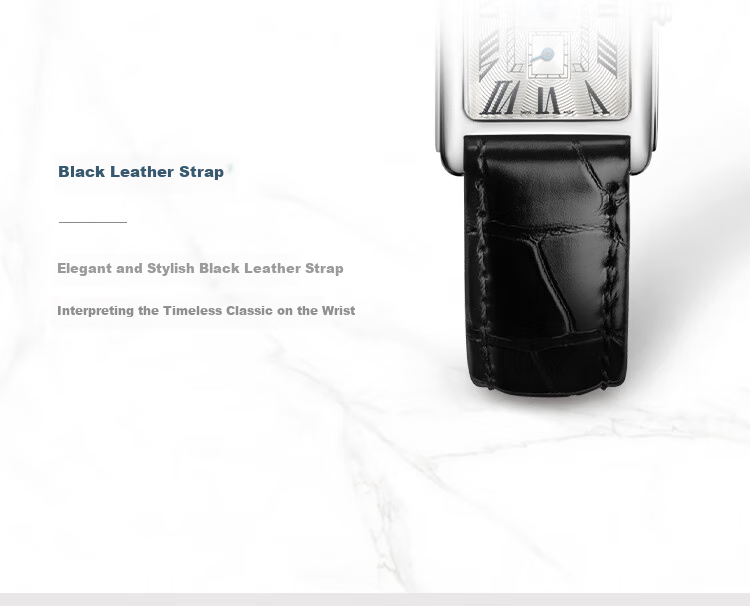LONGINES Swiss Watch, De Vina Series, Women's Leather Strap Quartz Watch L55124710 5