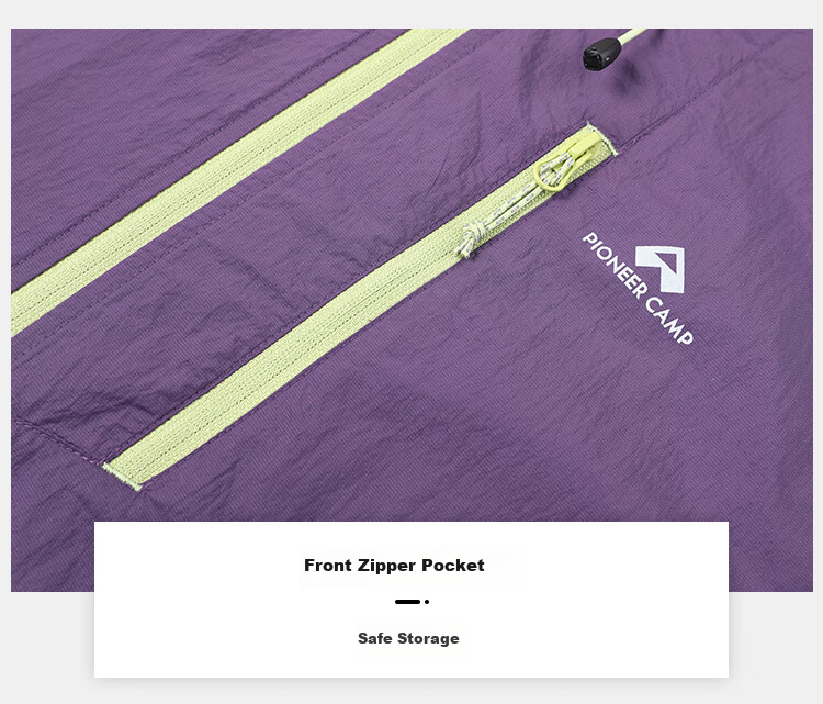 Pioneer Camp Ice Butterfly Outdoor Sun Protection Jacket for Men, Summer Lightweight Breathable UV Protection Fishing Sun Protection Clothing, Twilight Purple, XL 29