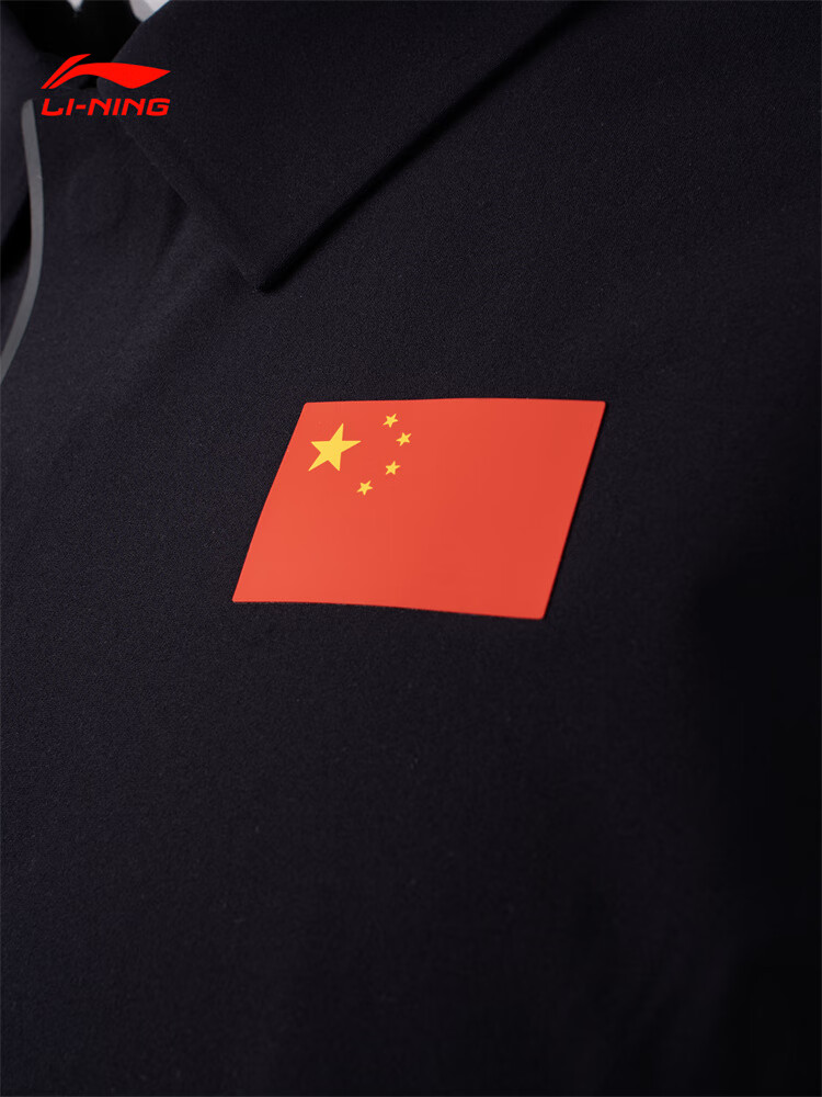 Li-Ning 25th Anniversary New National Team Honor Flag Polo Shirt Short Sleeve Ma Long Xu Xin Liu Shiwen Same Style 5