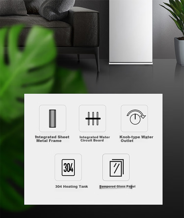 Midea Water Dispenser, Home Use, Top-Mounted, Bottled Water, Tempered Glass, Upright Double-Door Design, Office Heating Water Dispenser, Bottled Drinking Water for Dormitory And Office Use, YR1518S-X 3