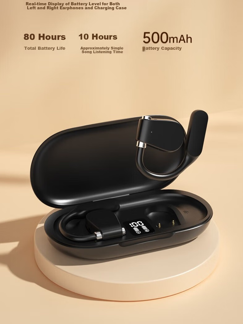 MICROKIA [Ultra-Audio | Cloud-Like Comfort] Bluetooth Headphones, Over-Ear Bone Conduction Concept, Wireless Non-In Open Design, Long Battery Life, Commuter And Sports Headphones 15