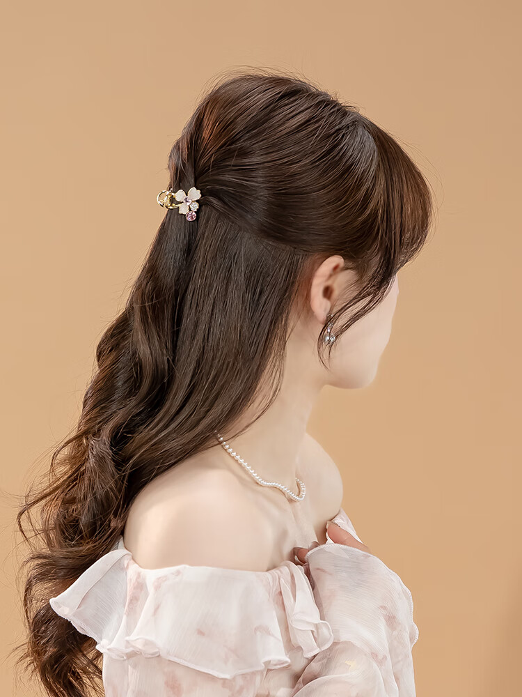 CHIMERA Sweet Hair Clip Half-Up Hair Claw Clip for Thin Hair Shark Clip Hair Accessory for Women Back of Head Clip 6.1 Children's Day Gift 1