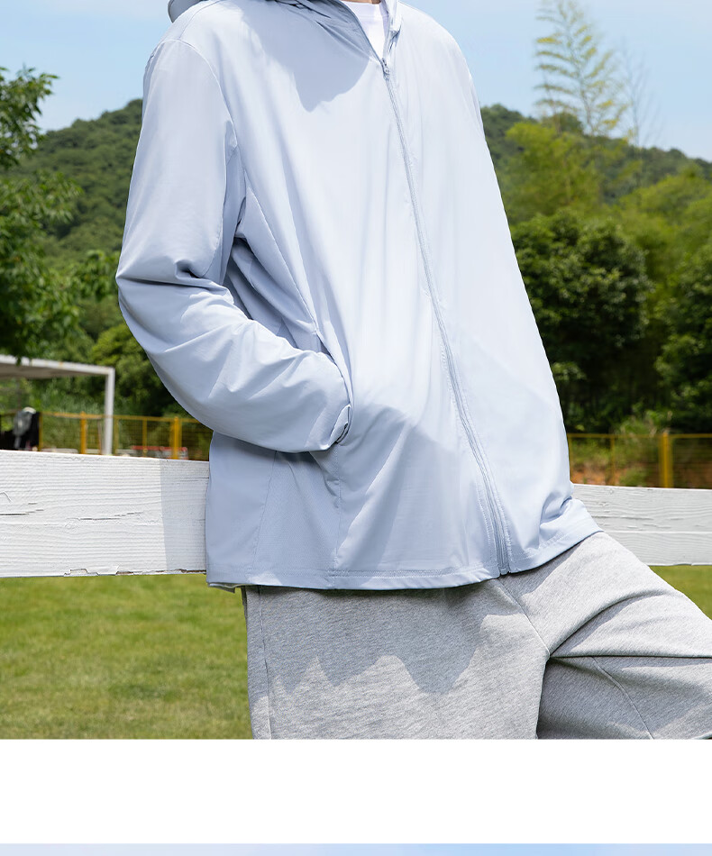 Warrior Men's Summer UPF100+ Sun Protection Jacket with Large Brim, Ice Silk Cooling Coat, Dark Gray, 2XL 21