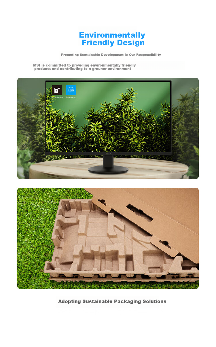 MSI 27-Inch FHD 100Hz Monitor, HDR Ready, TÜV Rheinland Eye Protection Certified, IPS Panel, Home Gaming And Office Eye Protection Display Screen, PRO MP272L 5