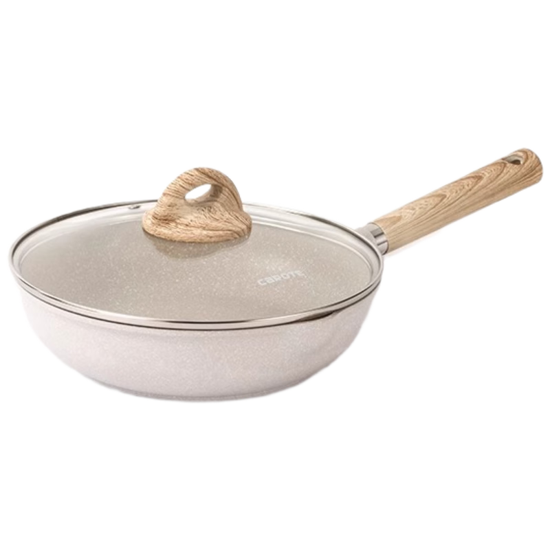 Carote Titanium Non-Stick Frying Pan 26cm for Home Use Steak Pan Maifan Stone Omelette Pan Induction Cooker Compatible Small Stir-Fry Pan