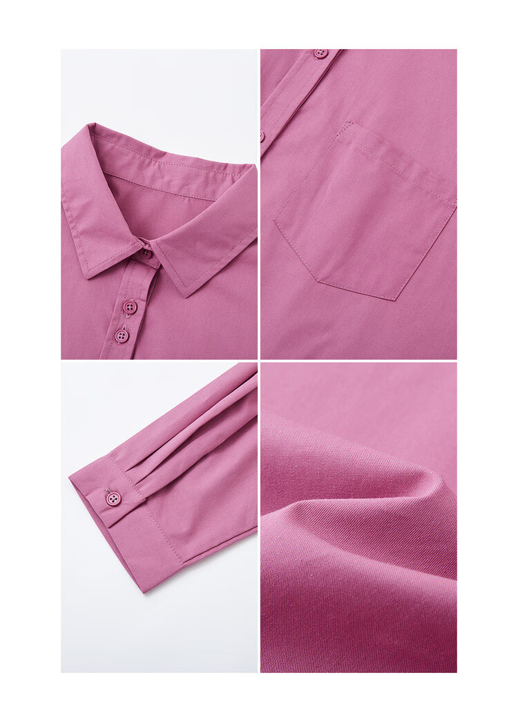 Dme [Chunmian Island] Spring Japanese-Style Retro Simple Lapel Shirt, Comfortable Loose-Fitting Concealing Blouse, Women's Top 6