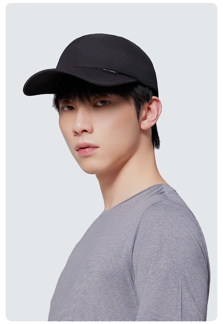 HLA Men's Half Mesh Baseball Cap, Spring And Summer Sun Hat for Women, UV Protection And Shade 9