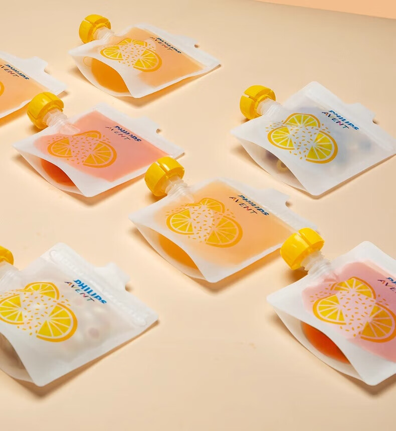 AVENT Philips Baby Fruit Puree Pouches Baby Food Storage Fresh-Keeping Chewable Bags (10 Pack) JD Self-operated 17