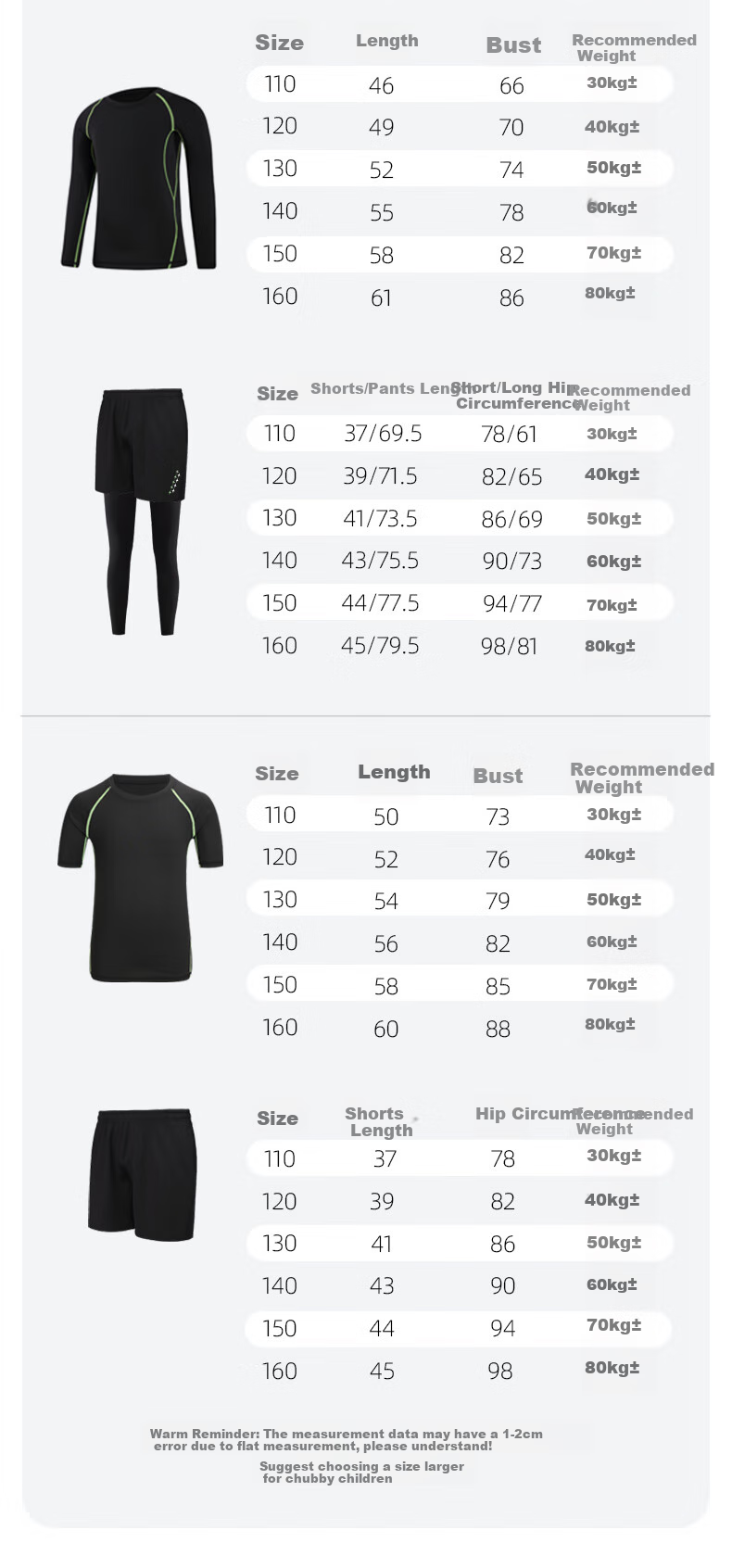 FANDIMU Children's Sports Set, Boys And Girls Badminton Basketball Tight-Fitting Base Layer, Breathable High-Elasticity Morning Jogging Training Running Suit 8
