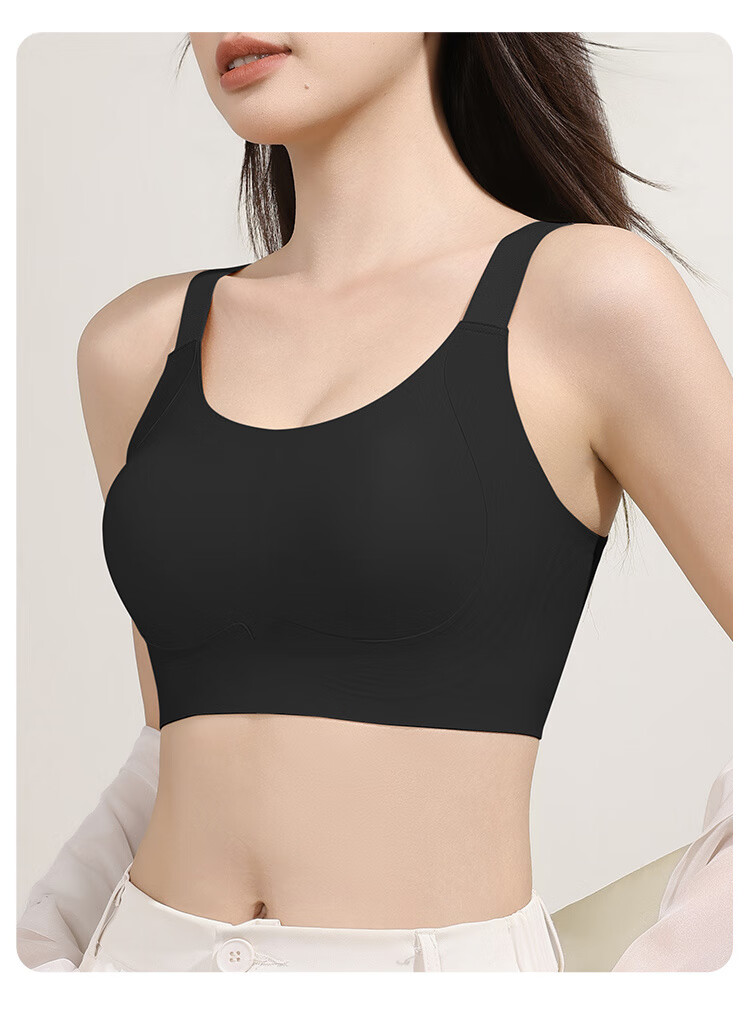 GRACEWELL Spring And Summer Large Bust Minimizer Rabbit Ear Cup Thin Bra for Women, High Side Support, Side Boob Control, Anti-Sagging, Wireless Brassiere 22