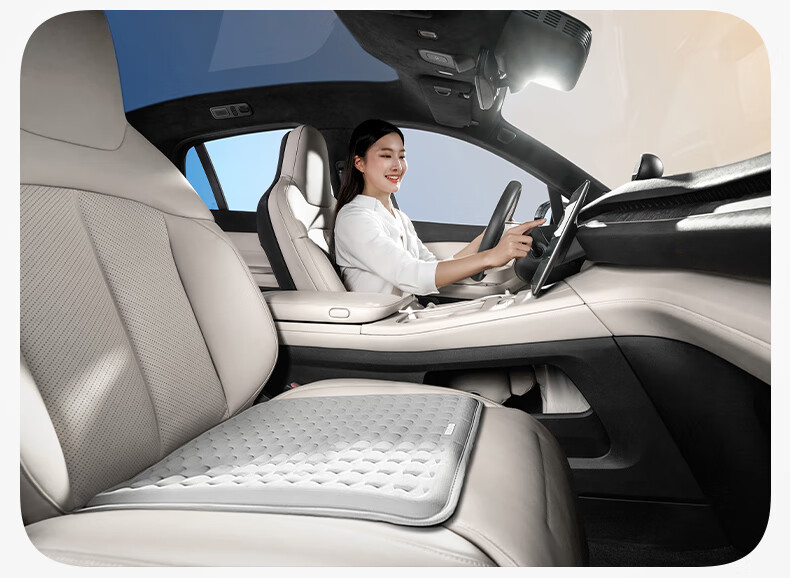CICIDO Car Seat Cushion, Summer Honeycomb Gel Seat Pad, Universal Long-Sitting Ventilated Breathable Ice Silk Cooling Mat, Summer Seat Cushion, Ice Mat 7