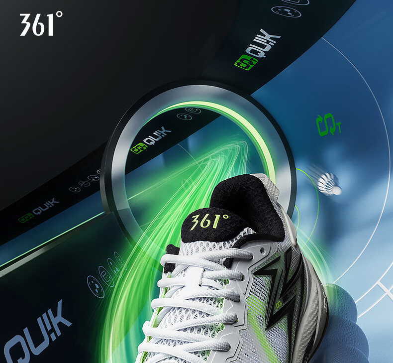 361° Men's Badminton Shoes, Zhansheng PRO Professional Shock-Absorbing Non-Slip Wear-Resistant Training Shoes for Men, 672524402-1 1