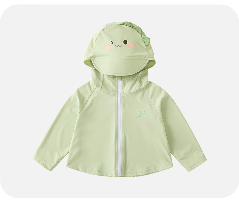 Fanlie Girls' Summer Sun Protection Jacket 2026 New Stylish Children's Hooded Sunshade Coat Baby Summer Air Conditioning Shirt Thin Version 12