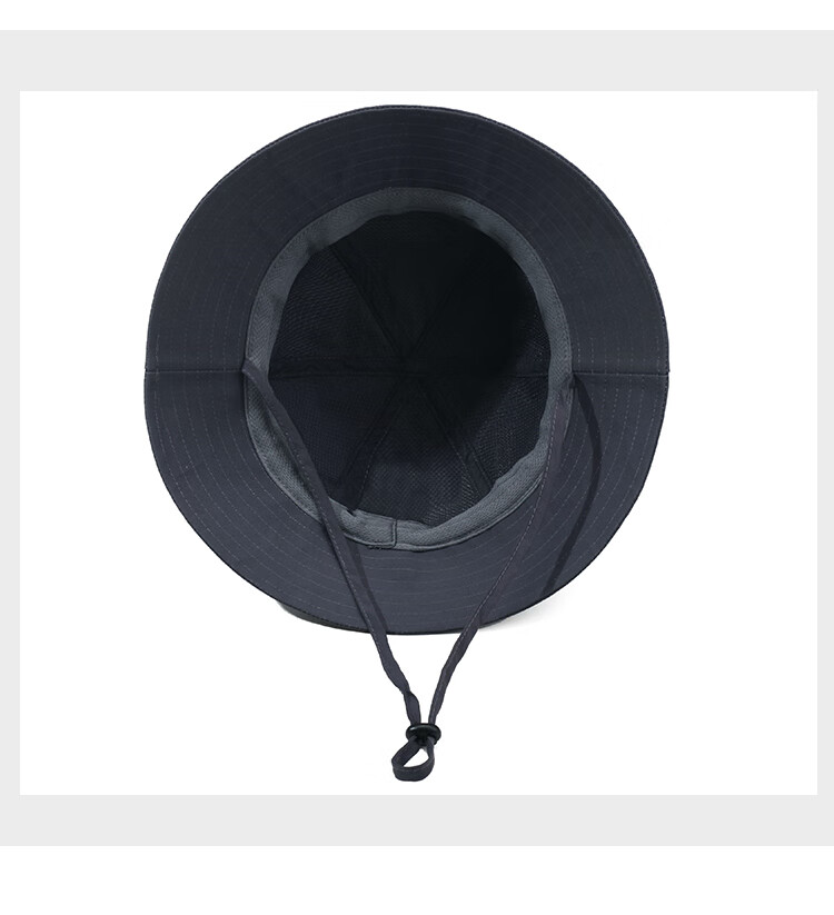 JEEP Men's Sun Protection Bucket Hat Fishing Hiking Outdoor Summer Cap Dark Blue Black 11