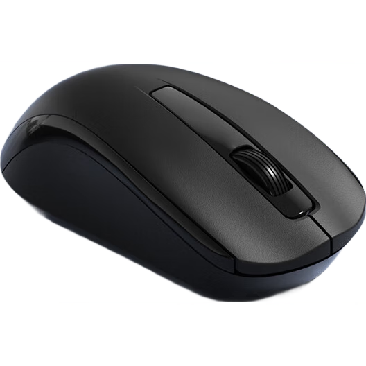 B.O.W Hangshi MW139 Wireless Mouse, Silent Business Office Mouse, Symmetrical Laptop Home Mouse, Black [Corporate Procurement]
