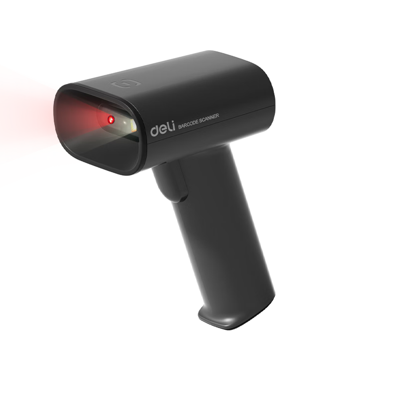 Deli Barcode Scanner, QR Code Scanner for Pharmaceutical Traceability, Medical Insurance Check, Express Delivery And Logistics Inquiry, Scanning Device with Product Barcode Scanner, Newly Upgraded with Stylish Appearance AA002