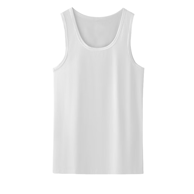 Mengyangwang Men's Summer Thin Cotton Breathable Sports Racerback Tank Top Sleeveless T-Shirt