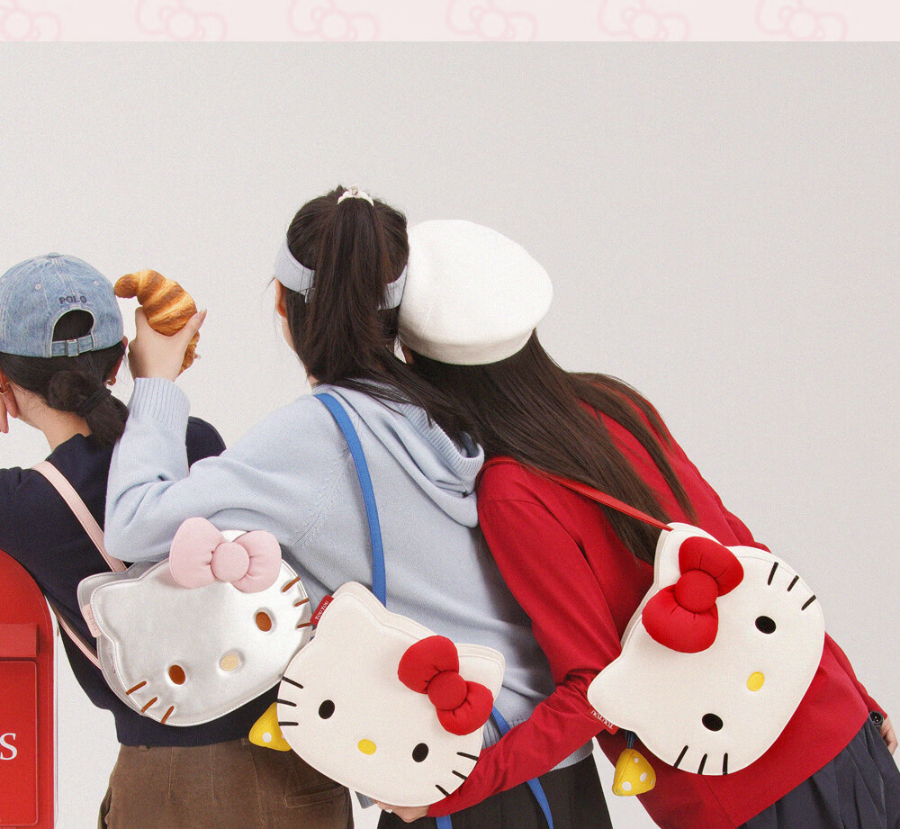 Toutou Hello Kitty Kitten Shoulder Bag, Underarm Bag, Birthday Gift for Best Friends, Tote Bag 25