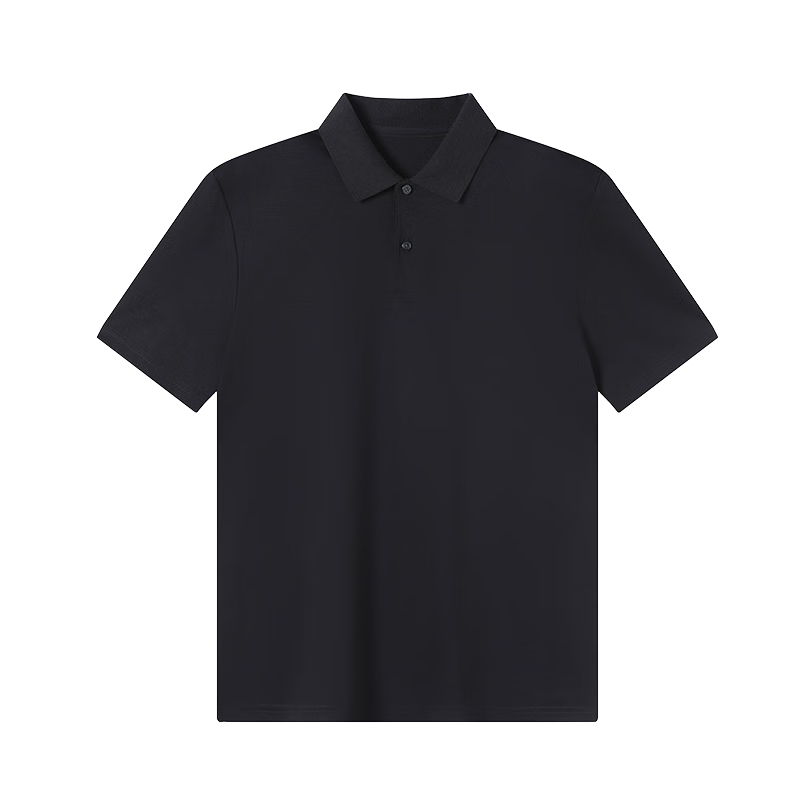 JD Jingzao Ammonia Wrinkle-Free Polo Shirt Men High-End Short Sleeve T-Shirt New Summer Commuting Father's Day Gift Navy 2XL