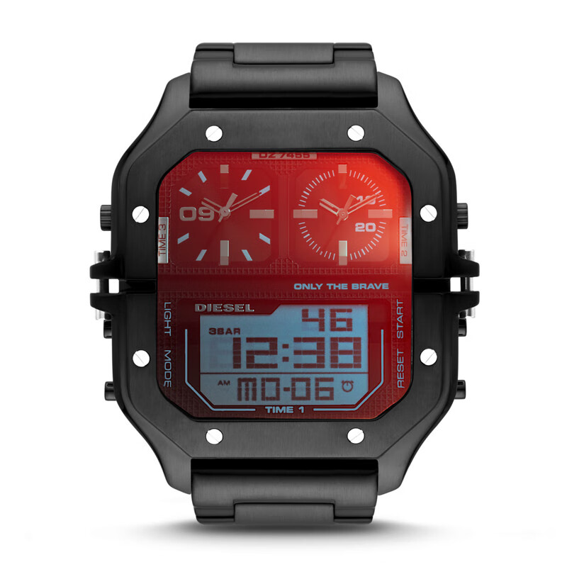 DIESEL Men's Watch, ANADIGI Steel Strap Birthday Gift for Boyfriend, DZ7455, 520 Gift 1