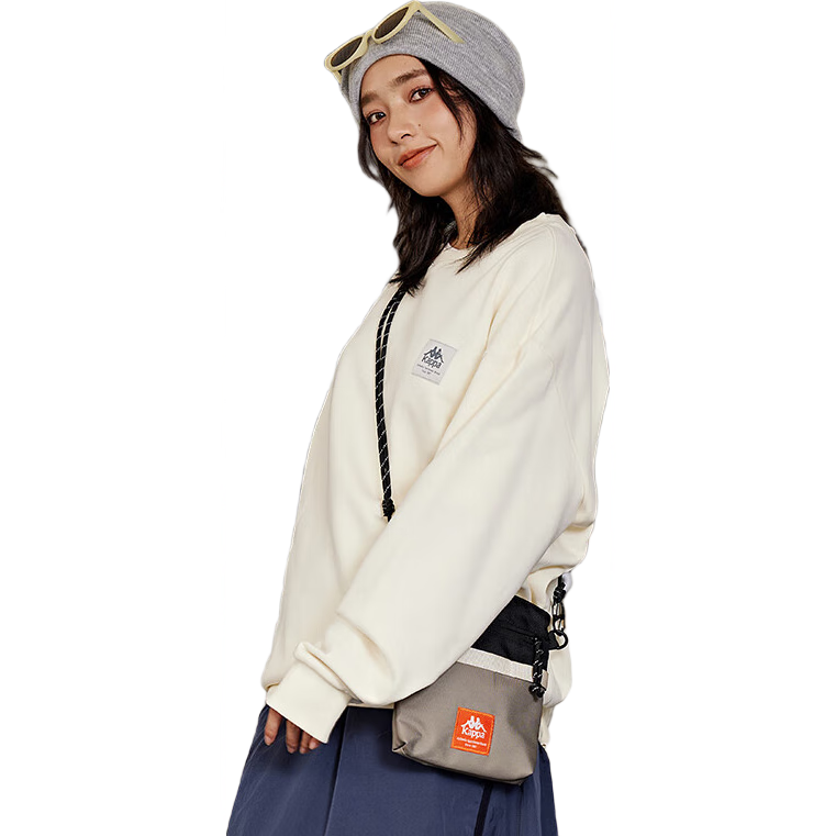 Kappa Knitted Pullover Sweater for Women, 2025 New Round Neck Top, Sports Long-Sleeve Sweatshirt for Men, K0EW2WT93P