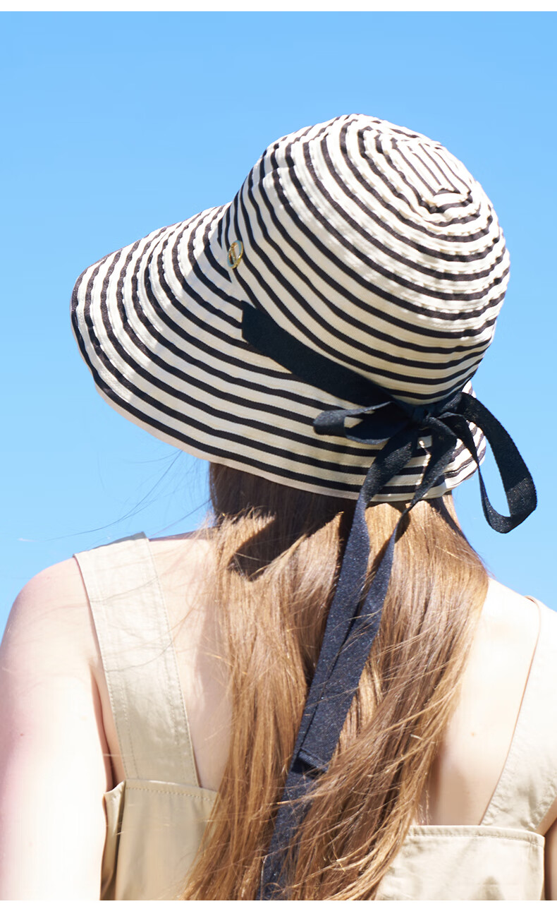 Kenmont Outdoor Spring And Summer Wide Brim Sun Protection Hat, Beach UV-Resistant Women's Sun Visor Fisherman Hat, Foldable Sunhat 6239 2