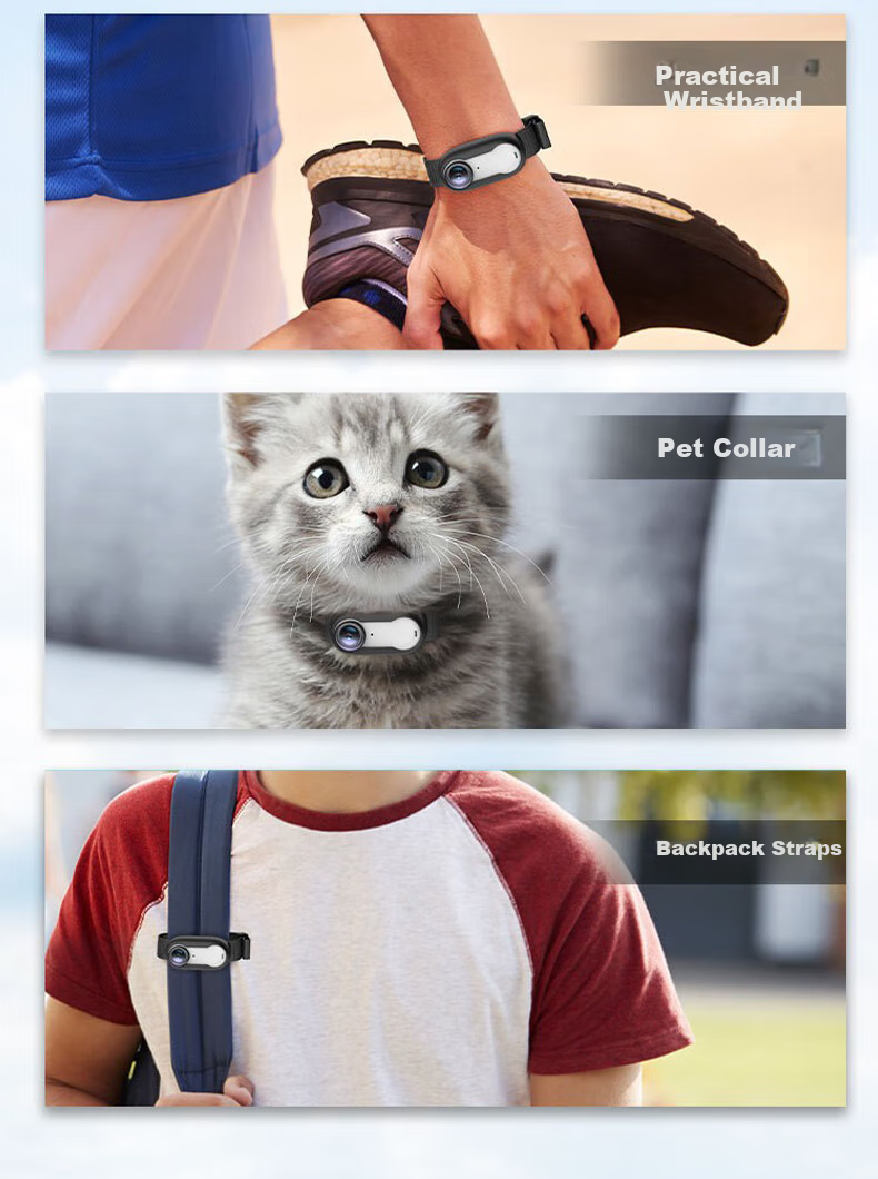 Qiye Strap Protective Cover, Suitable for Insta360 GO3S Expansion Wristband, Bicycle Strap, Go3s Pet Collar, Cat Dog Wearable Sports Camera Accessory 3